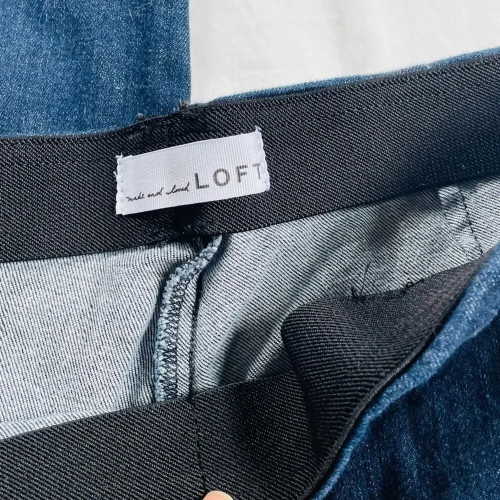 LOFT Pull On Modern Skinny Jeans